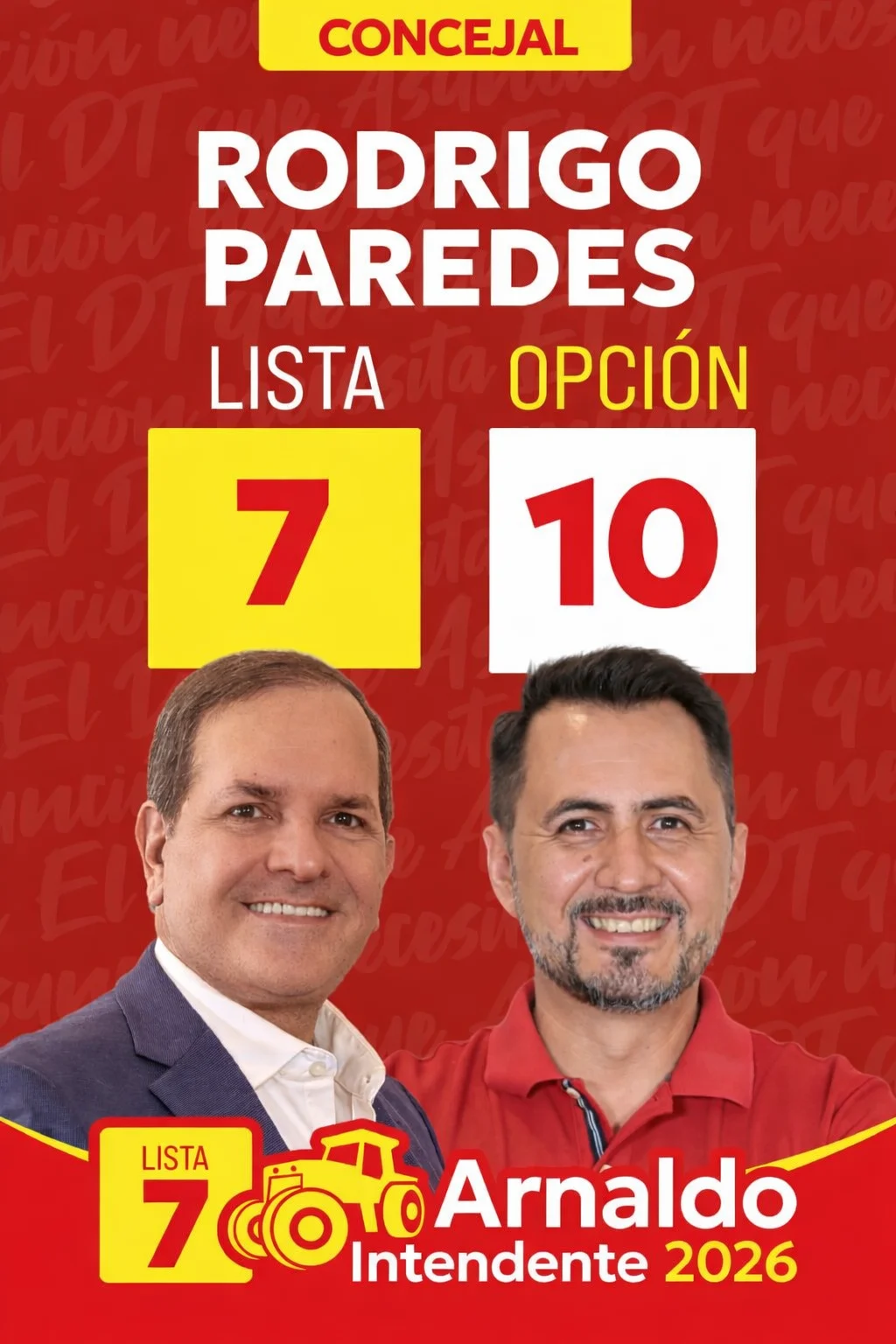 Flyer Rodrigo Paredes